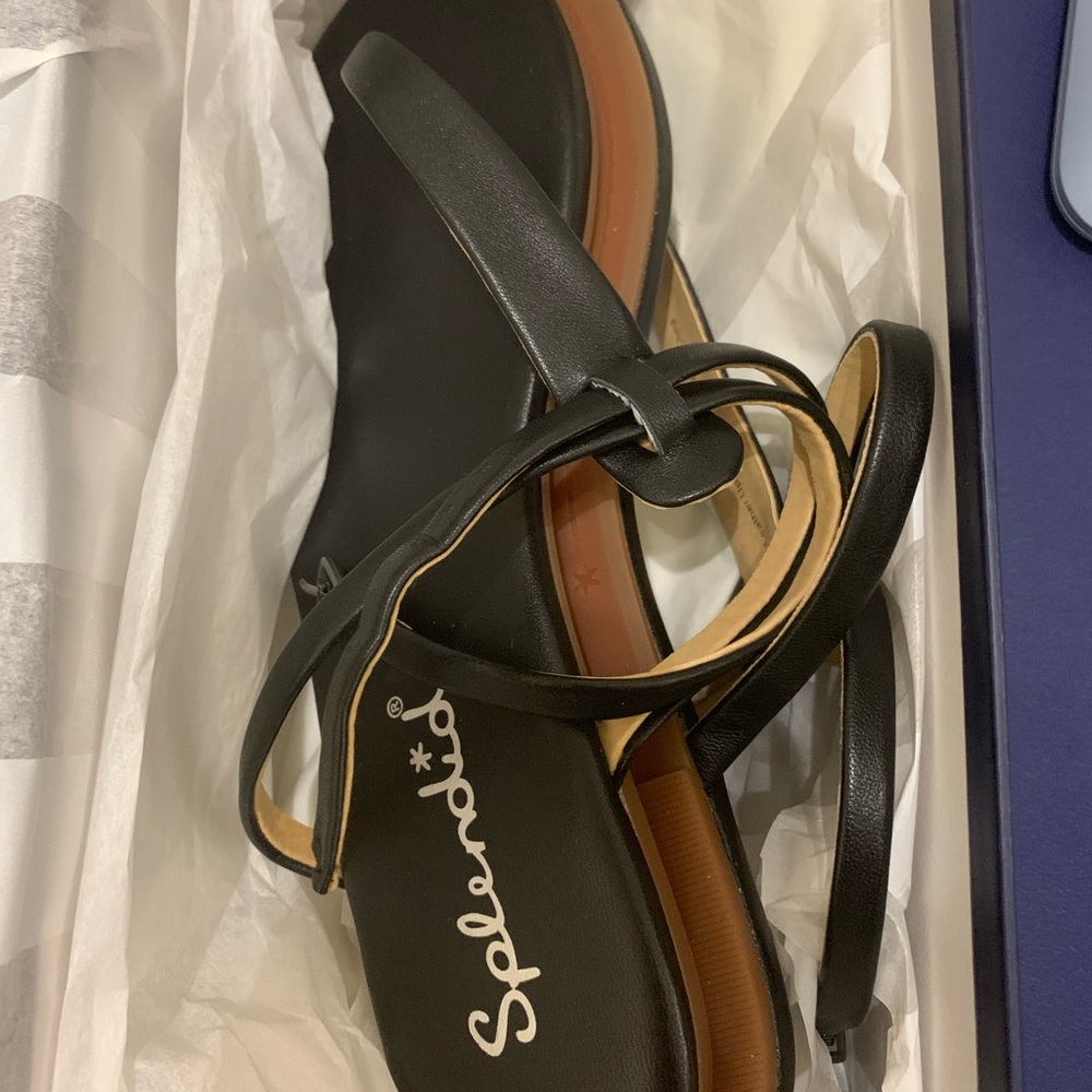 Black Splendid Juno sandal